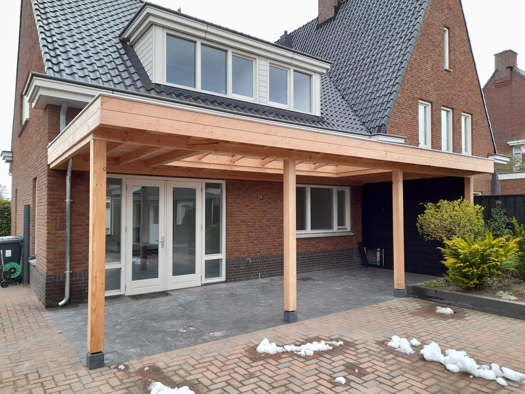 Houten Overkapping Poppelaars Overkappingen Houten Overkapping Poppelaars Overkappingen